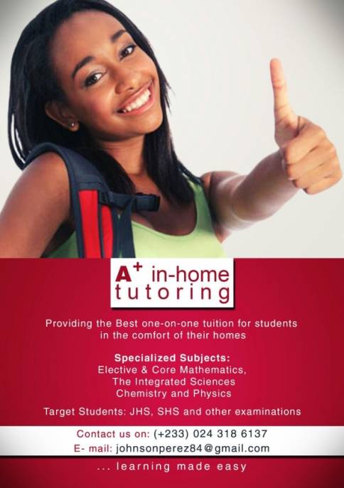 A+ In-Home Tutoring - Gbawe, Ghana