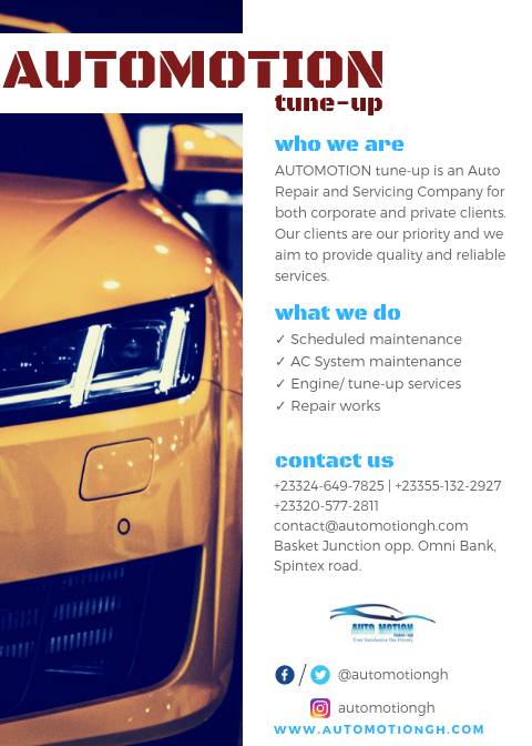 Automotion Tune-Up - Accra, Ghana