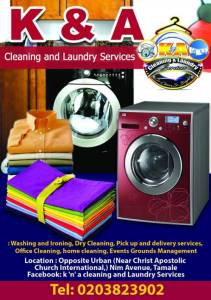 K & A Cleaning and Laundry Services - Tamale, Ghana