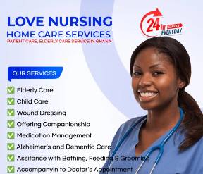 Love nursing home care agency Accra Ghana