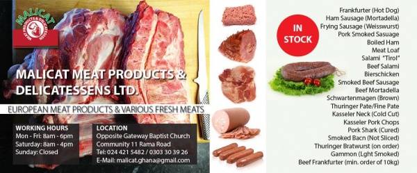 Malicat Meat Products & Delicatessens Ltd. - Tema, Ghana